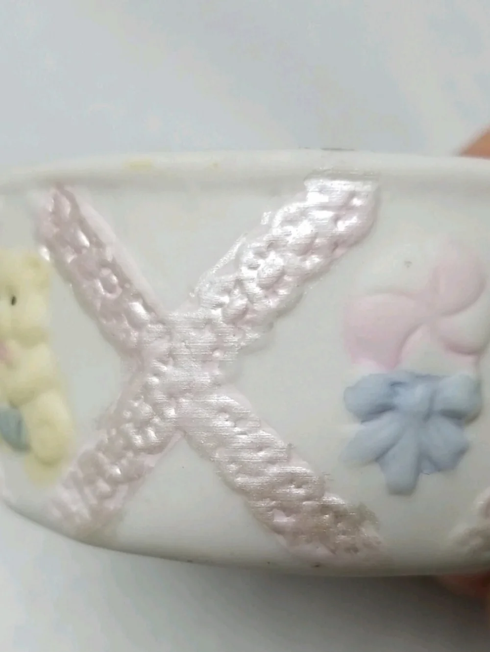Nursery Themed Little Girl Trinket Dish